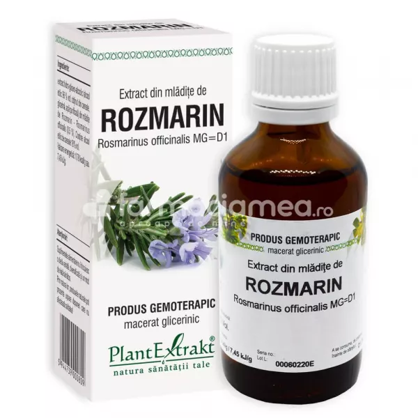 Extract mladite rozmarin, 50 ml, PlantExtrakt, [],farmaciamea.ro