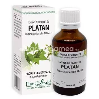Extract muguri platan, 50 ml, PlantExtrakt, [],farmaciamea.ro