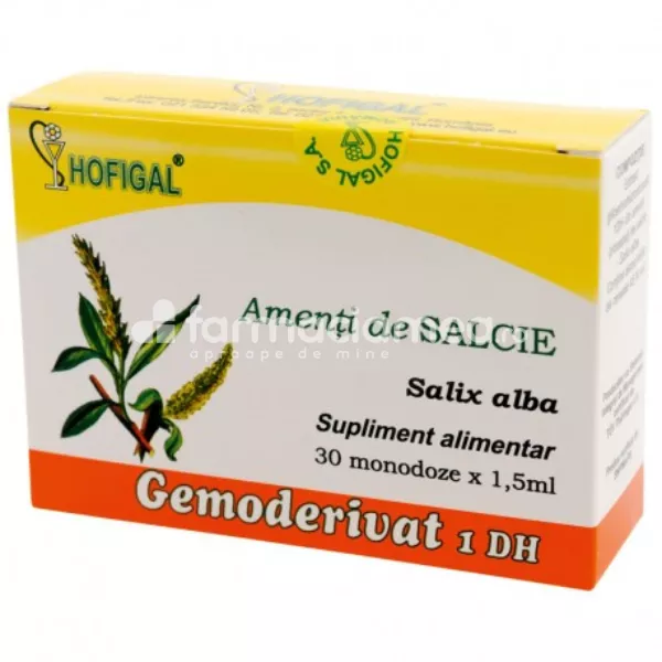 Gemoderivat Amenti de Salcie, 30 monodoze, Hofigal