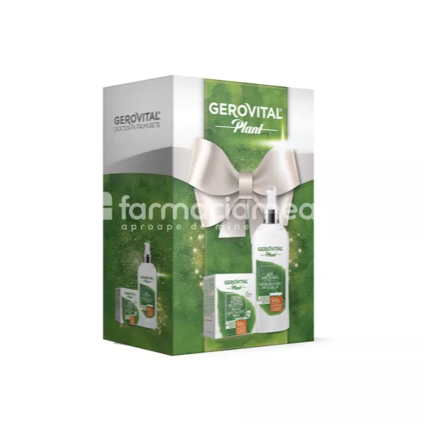 Gerovital Plant Trusa Cadou Crema antirid nutritiva de noapte 50ml + Apa micelara 150ml, [],farmaciamea.ro