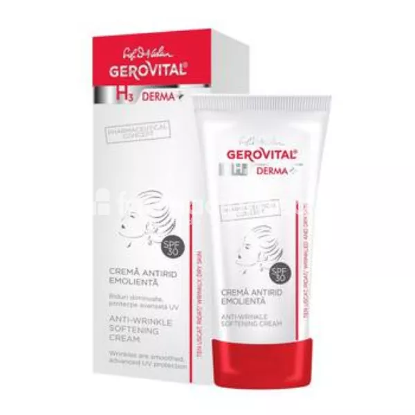 Gerovital H3 Derma+ Crema Antirid Emolienta SPF30, 30ml