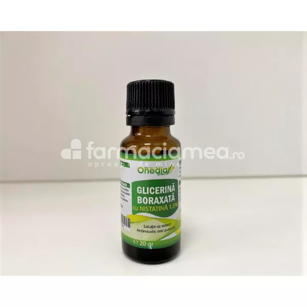 Glicerina boraxata cu nistatina 1,5% antimicotic oral puternic, 20g, Onedia