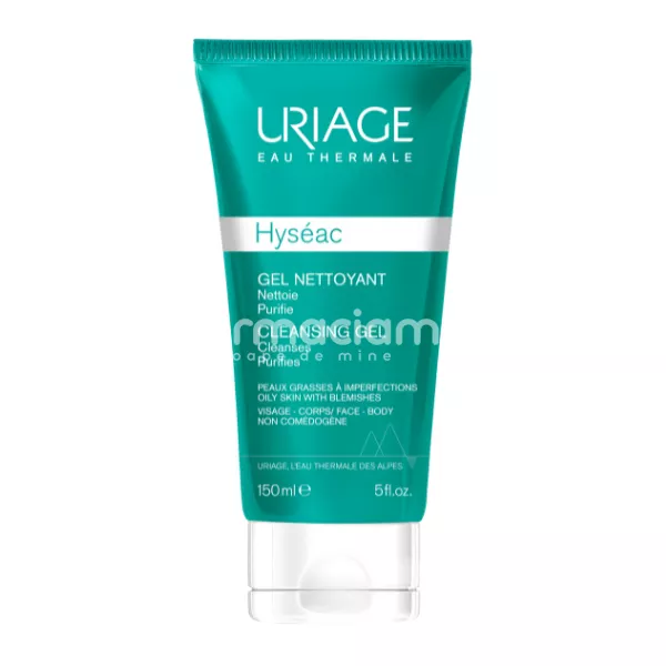 Uriage Hyseac Gel curatare piele grasa cu imperfectiuni, 150ml, [],farmaciamea.ro