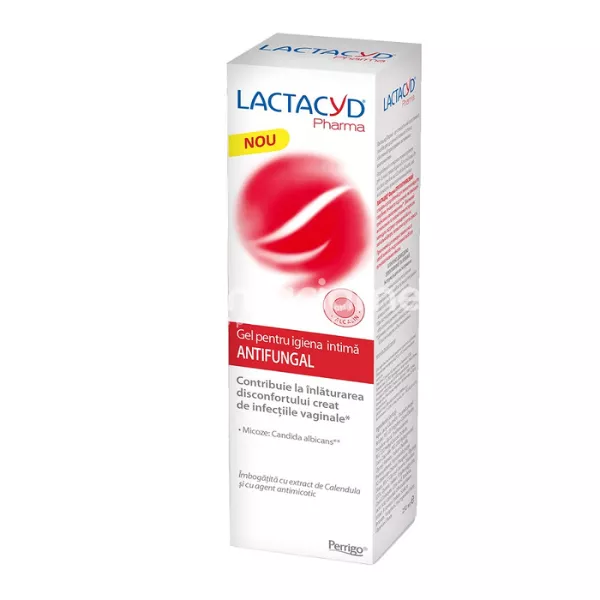 LACTACYD Antifungal gel, 250ml, Perrigo, [],farmaciamea.ro