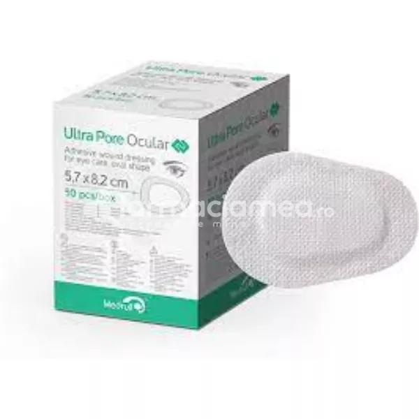 Medrull Ultra Pore Plasture ocluzor 5.7 x 8.2 cm, 50 bucati
