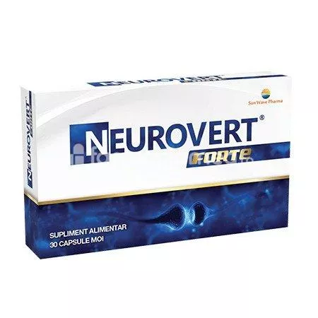 Neurovert Forte, 30 capsule - Sanatatea sistemului nervos