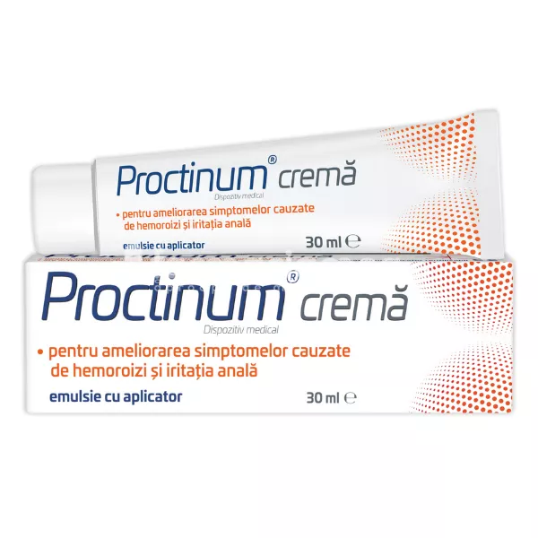 Proctinum crema pentru hemoroizi, 30 ml, Zdrovit