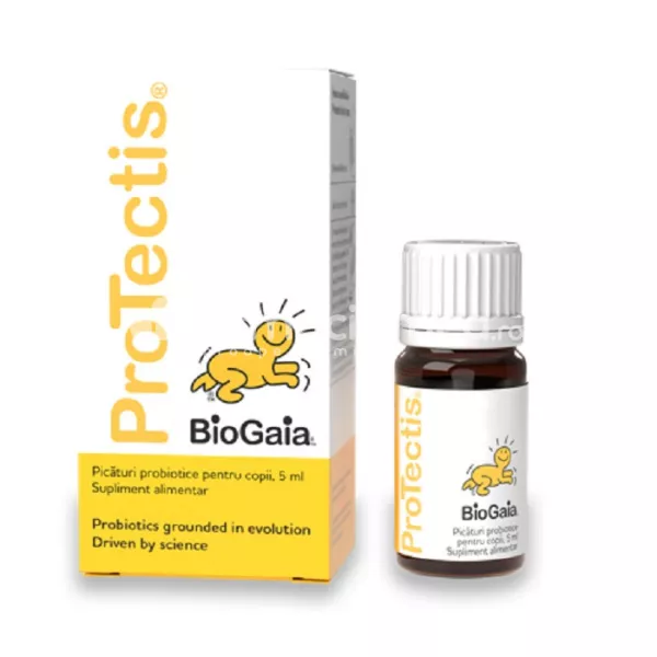Protectis picaturi probiotice pentru copii, 5 ml, BioGaia