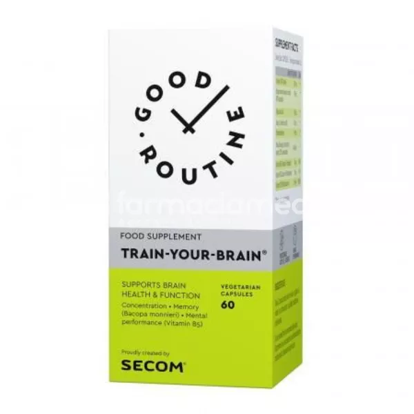 Good Routine Train-Your-Brain, 60 capsule, Secom