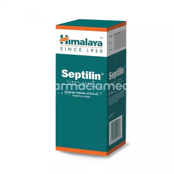 Septilin sirop, stimuleaza si protejeaza imunitatea, de la 6 luni, 200 ml, Himalaya