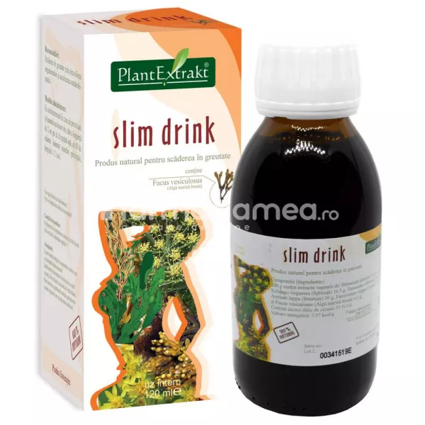 Slim drink,120 ml, PlantExtrakt, [],farmaciamea.ro