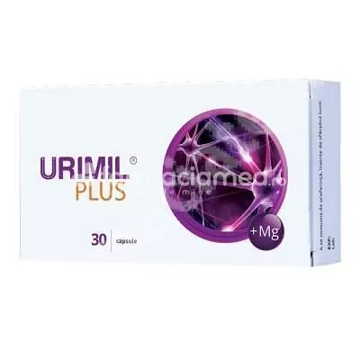Urimil Plus, neuropatie periferica, sprijina regenerarea nervilor periferici, ajuta la reducerea durerii, 30 capsule, Farma-Derma