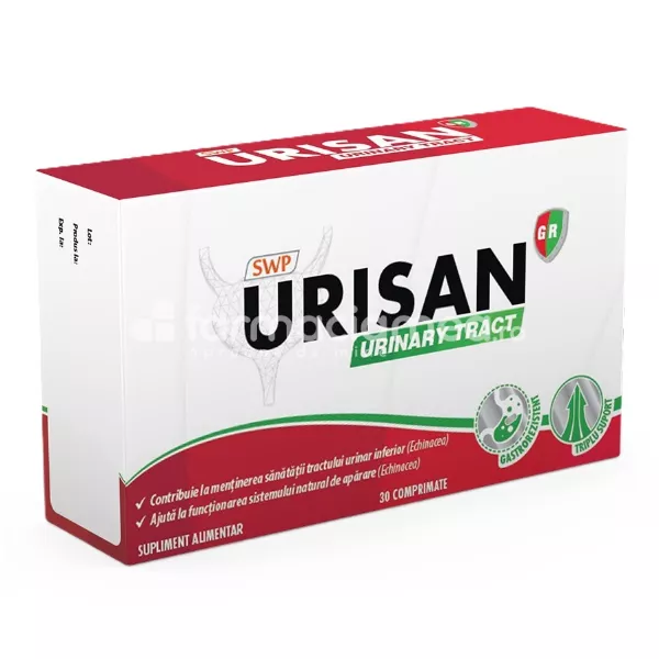 Urisan Urinary Tract,  30 comprimate, Sun Wave