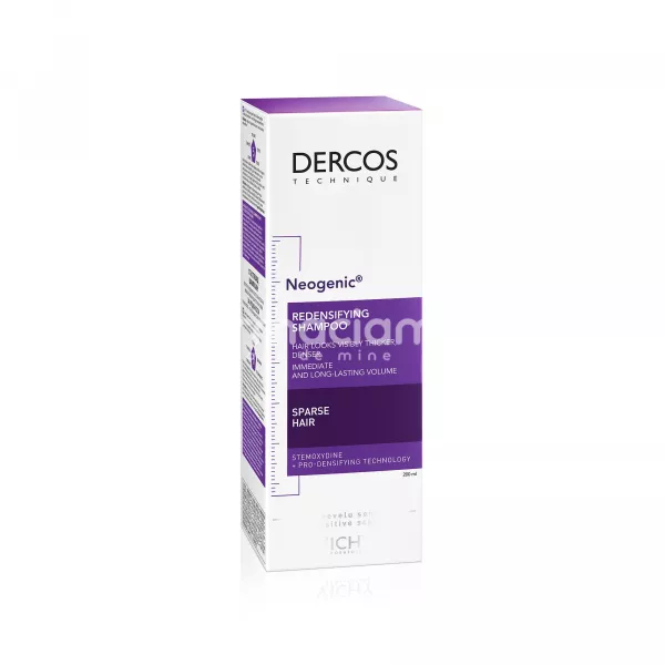 Vichy Dercos Neogenic sampon redensificator cu stemoxidina, 200 ml  