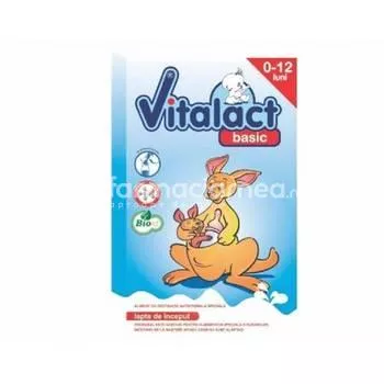 Lapte praf Vitalact Basic, 0 - 12 luni, 400 g