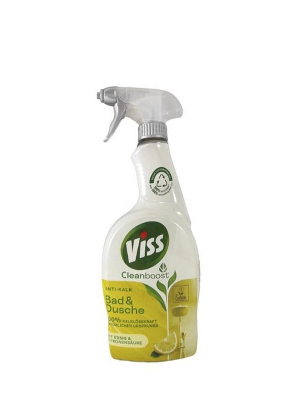Cleanboost Bath & Shower, spray anticalcar cu otet si lamaie, 750 ml