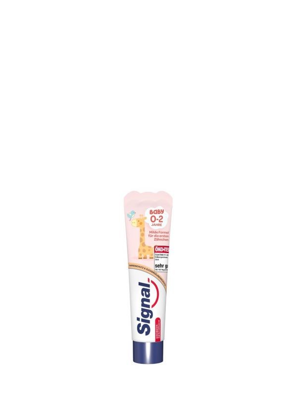Pasta de dinti pentru copii, 0-2 ani, cu aroma de capsuni, 50 ml