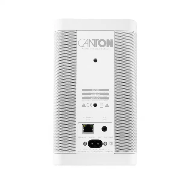 Boxa wireless Canton Smart Soundbox 3 cu Chromecast integrat, 120 W, multiroom, Alb