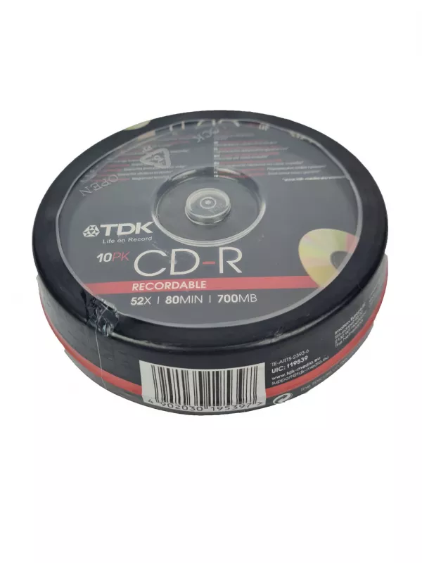 CD-R Star Print 52X/ 700Mb Cake Box 10