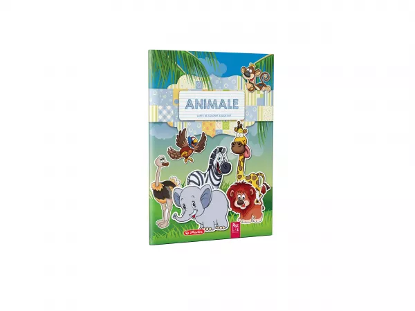 Carte de colorat A4, 24 pagini, Alfabet cu animale II