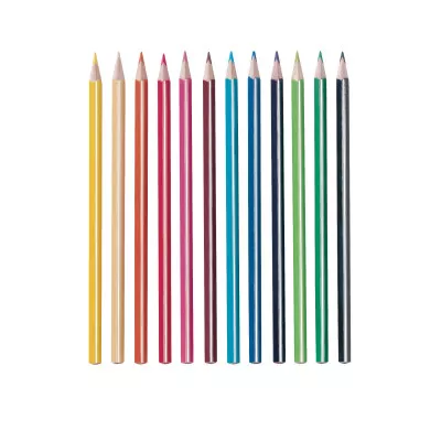 Creioane colorate triunghiulare, set 12