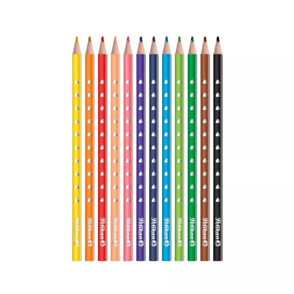 Creioane color Silverino, set 12