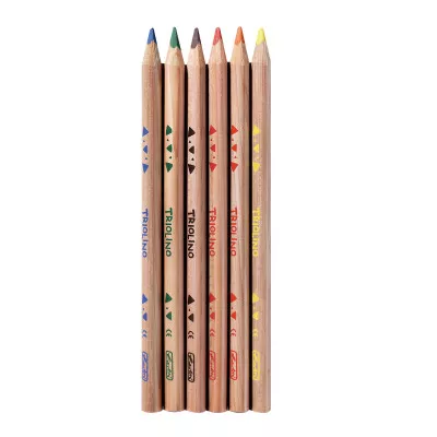 Creioane color Trilino Jumbo triunghiulare, set 6