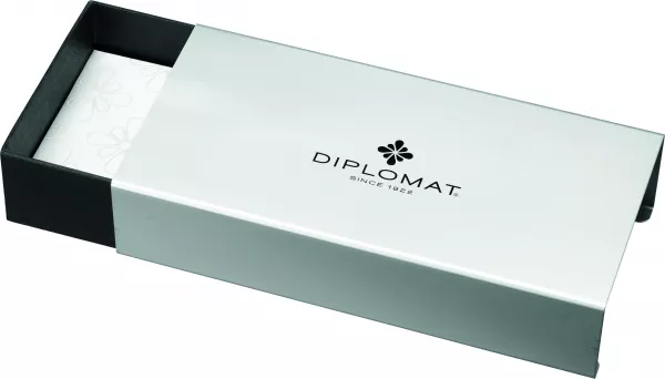 Pix Diplomat Excellence A2 Oxyd Iron, accesorii cromate, corp metalic mat de culoare negru