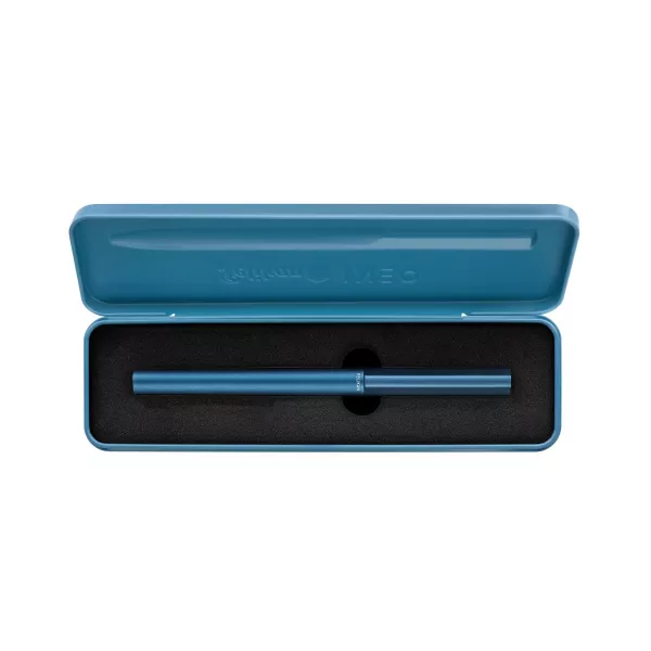 Stilou Ineo Elements Ocean Blue, penita M, in cutie metalica pentru cadou