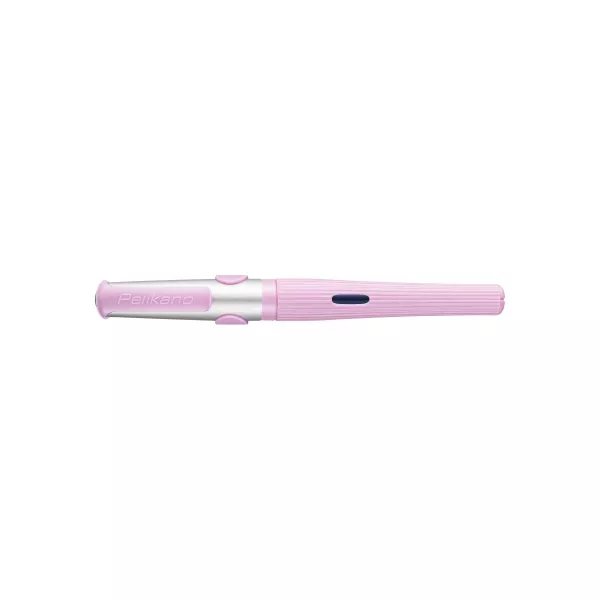 Stilou Pelikano Structure, penita L pentru stangaci, grip ergonomic, culoare roz deschis
