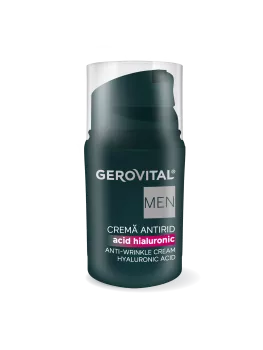     Gerovital Men, crema antirid cu acid hialuronic 30ml 