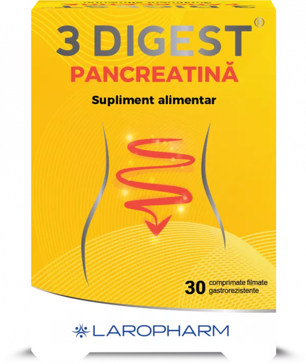 3 Digest Pancreatina 30 comprimate