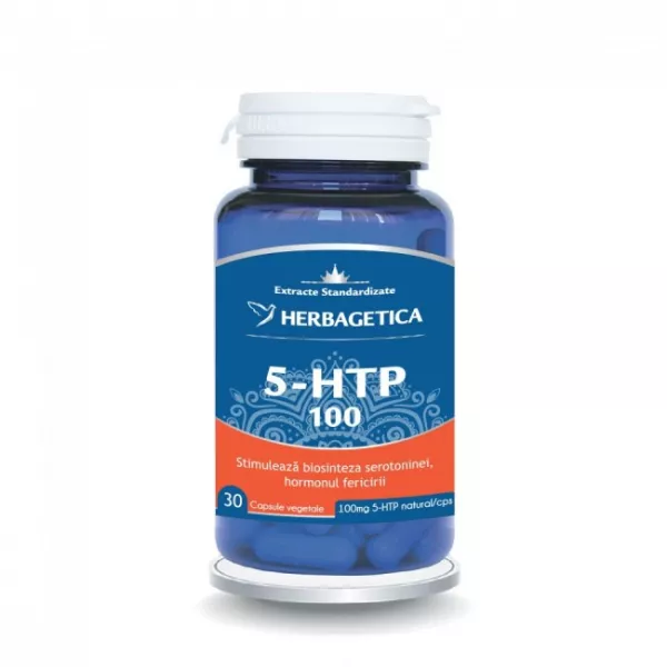 5 HTP 100 30 capsule, Herbagetica