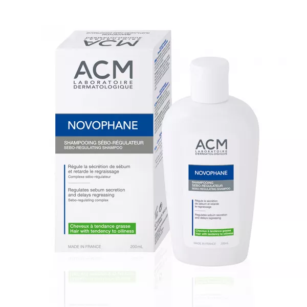 ACM Novophane Șampon Sebo-regulator, 200 ml