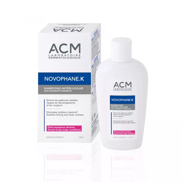 ACM Novophane K Șampon anti-mătreață, 125 ml