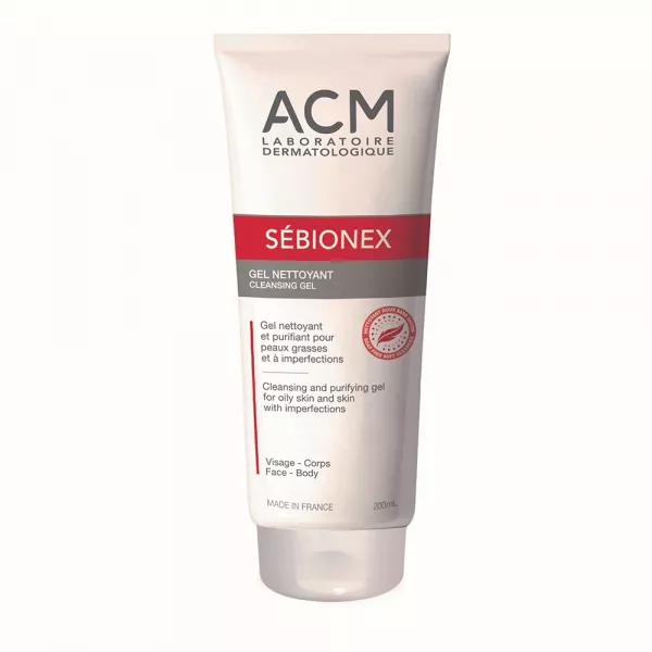 ACM Sébionex gel de curățare, flacon 200 ml