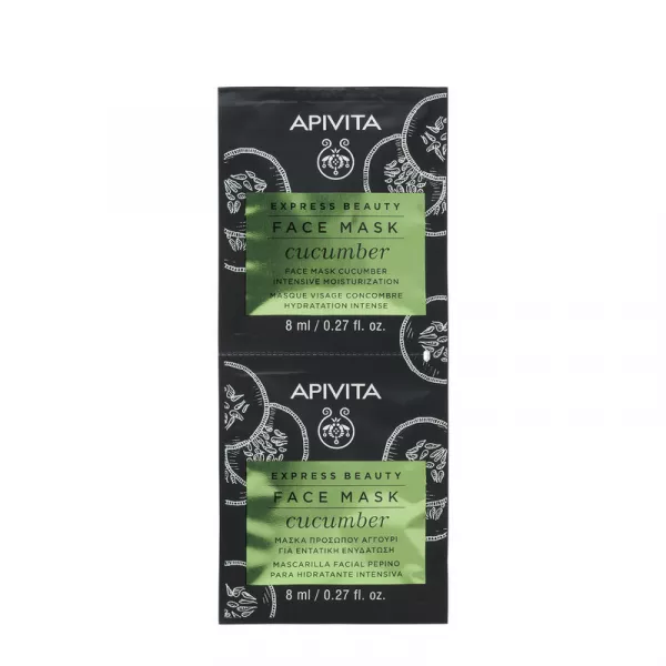 Apivita Express masca castravete hidratare 2x8ml