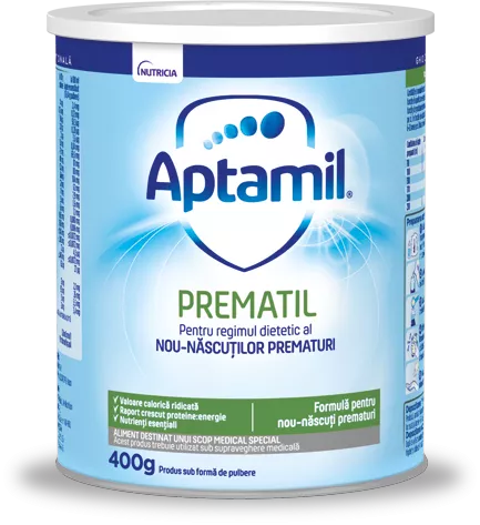 Aptamil Prematil lapte praf 400g, pentru prematuri Milupa