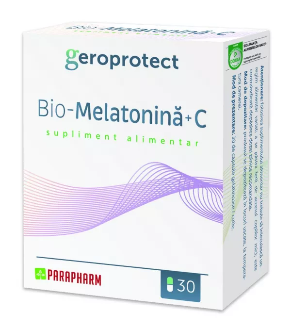 Bio-Melatonina+C, 30 capsule