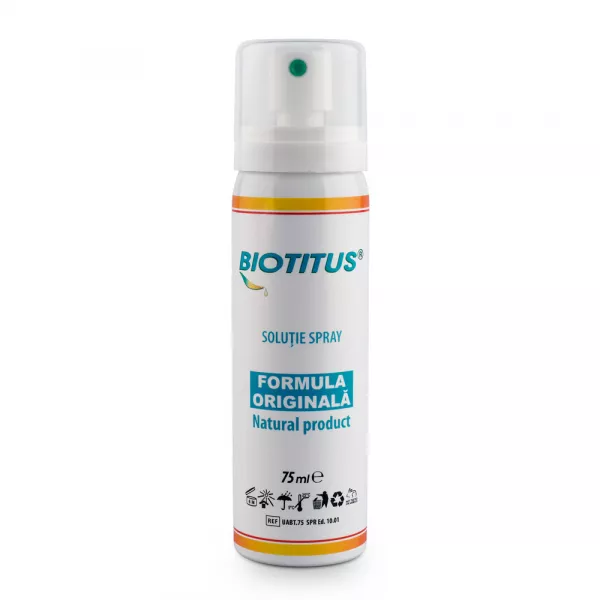 Biotitus Solutie spray formula originala 75ml