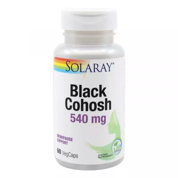 Black Cohosh 540mg Solaray, 60 capsule, Secom