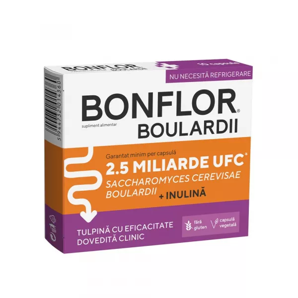 Bonflor Boulardii, 10 capsule, Fiterman 