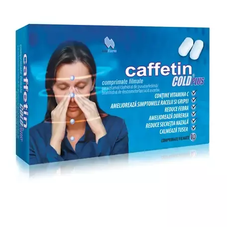 Caffetin COLD plus, 10 comprimate