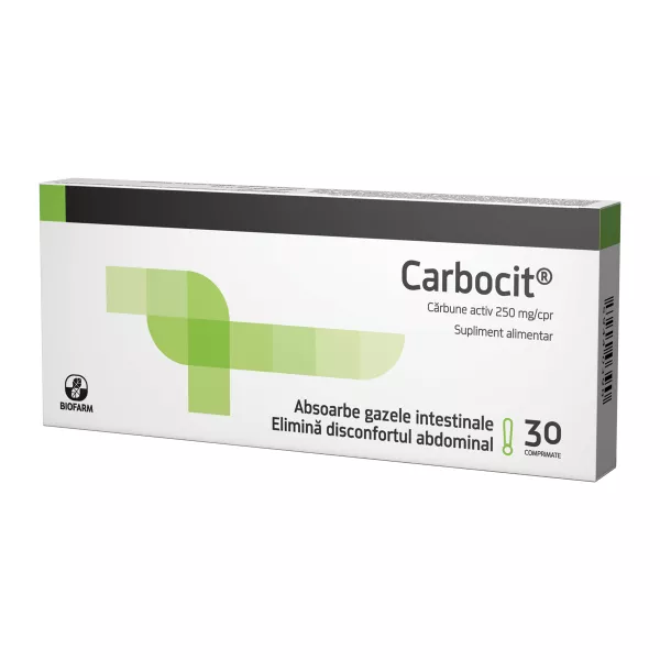 Carbocit, 30 comprimate, Biofarm