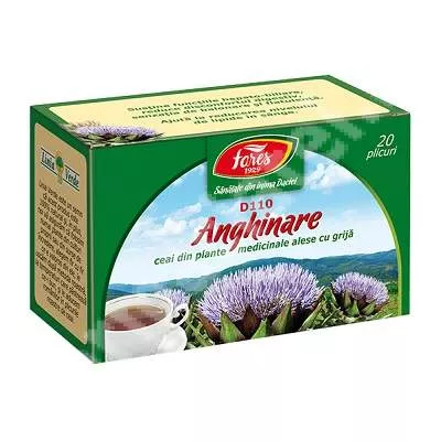 Ceai Anghinare frunze D110, 20 plicuri, Fares