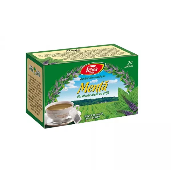 Ceai de Menta, 20 plicuri, Fares