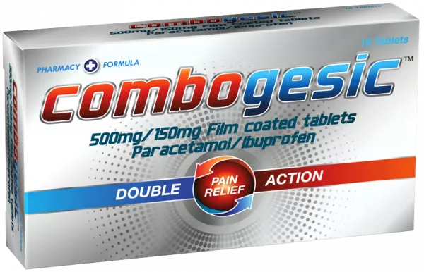 Combogesic, 500mg/150mg, 16 comprimate filmate, Medochemie