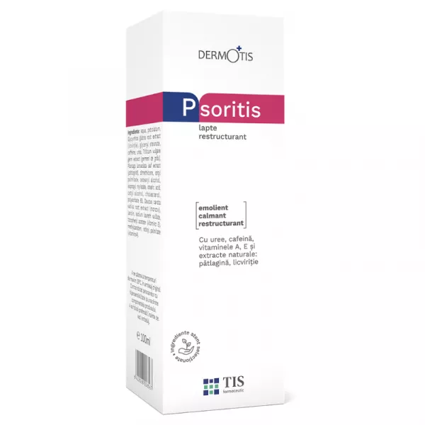 Dermotis Psoritis lapte restructurant, 100 ml, Tis