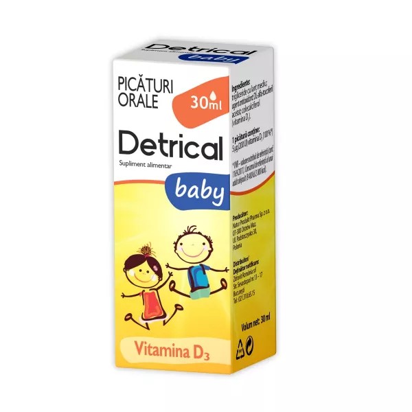 Detrical baby picături orale, 30 ml, Zdrovit