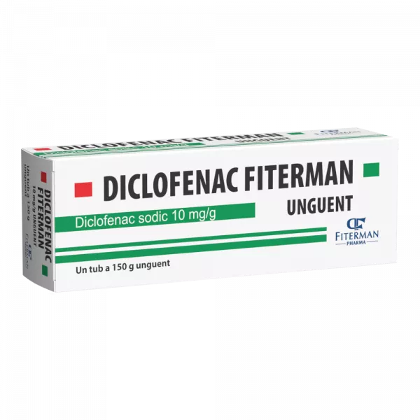 Diclofenac Fiterman, 10mg/g, unguent, 150g